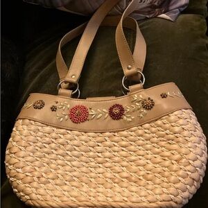 Straw Flower Bag